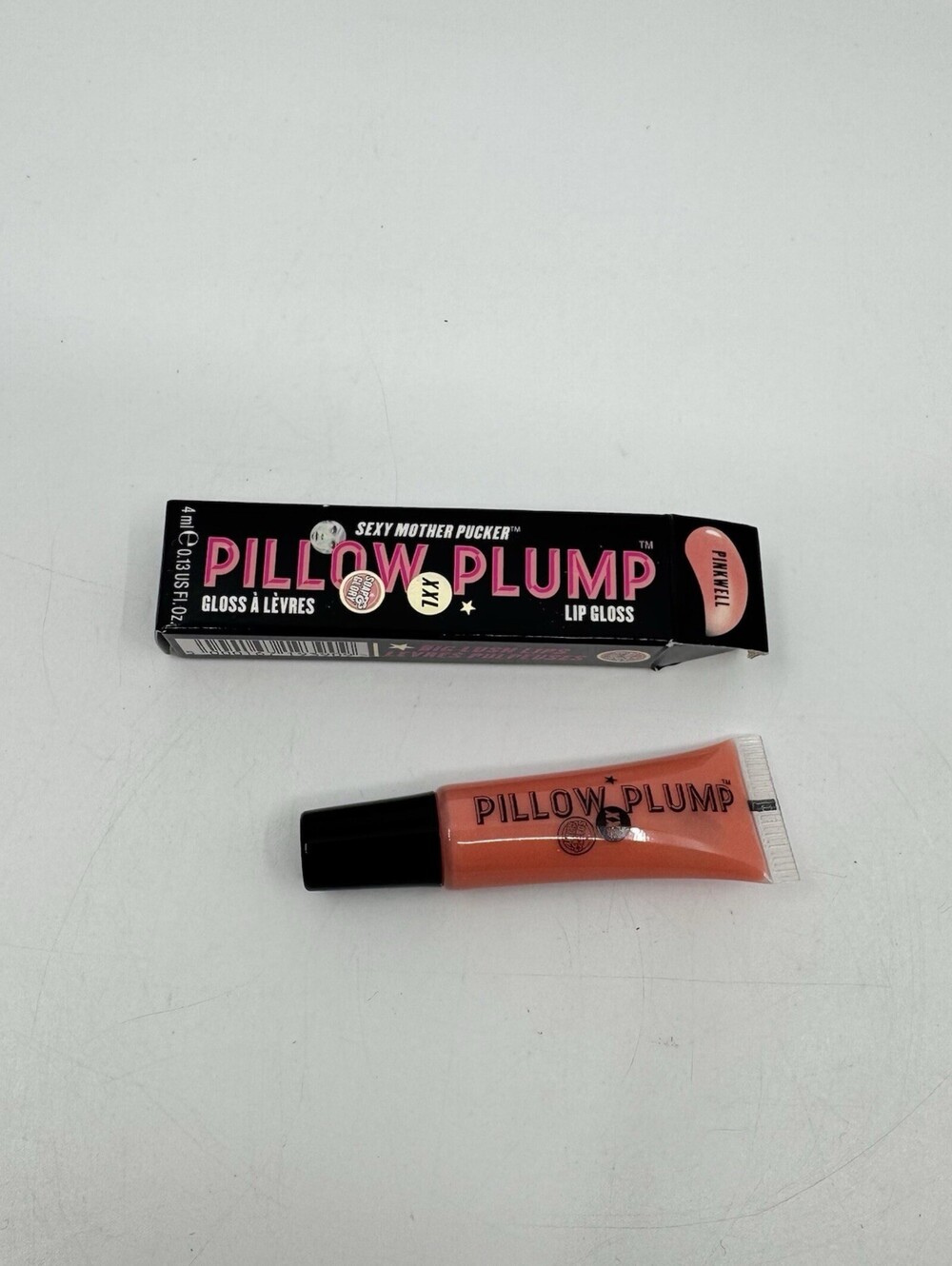 Soap & Glory Sexy Mother Pucker Pillow Plump Lip Gloss - Pinkwell 0.13 Fl oz NIB